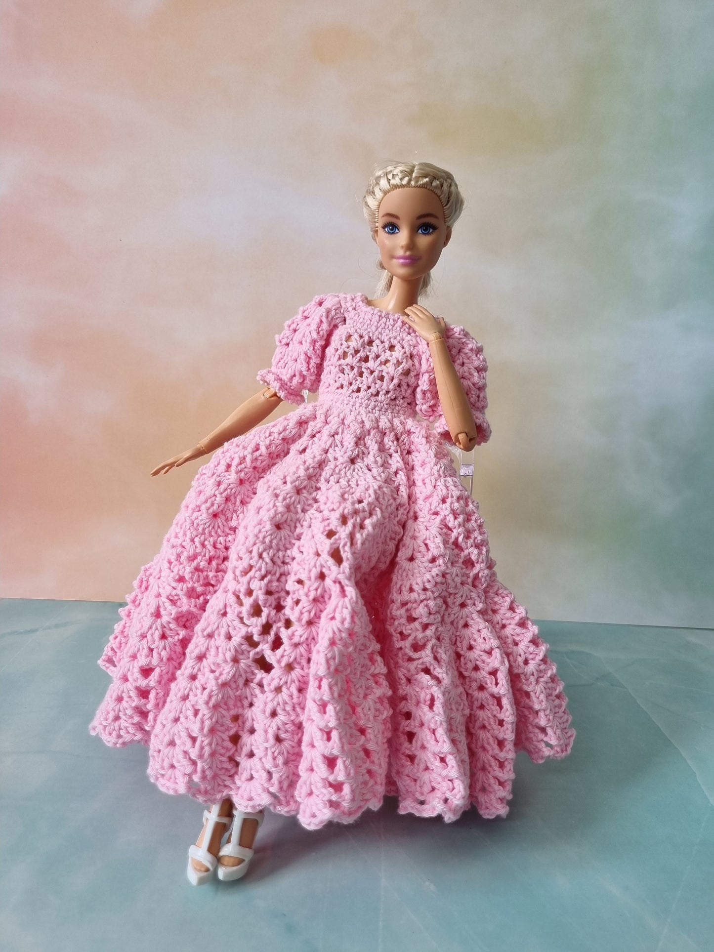 Crochet outfit for barbie doll, 11.5 inch doll