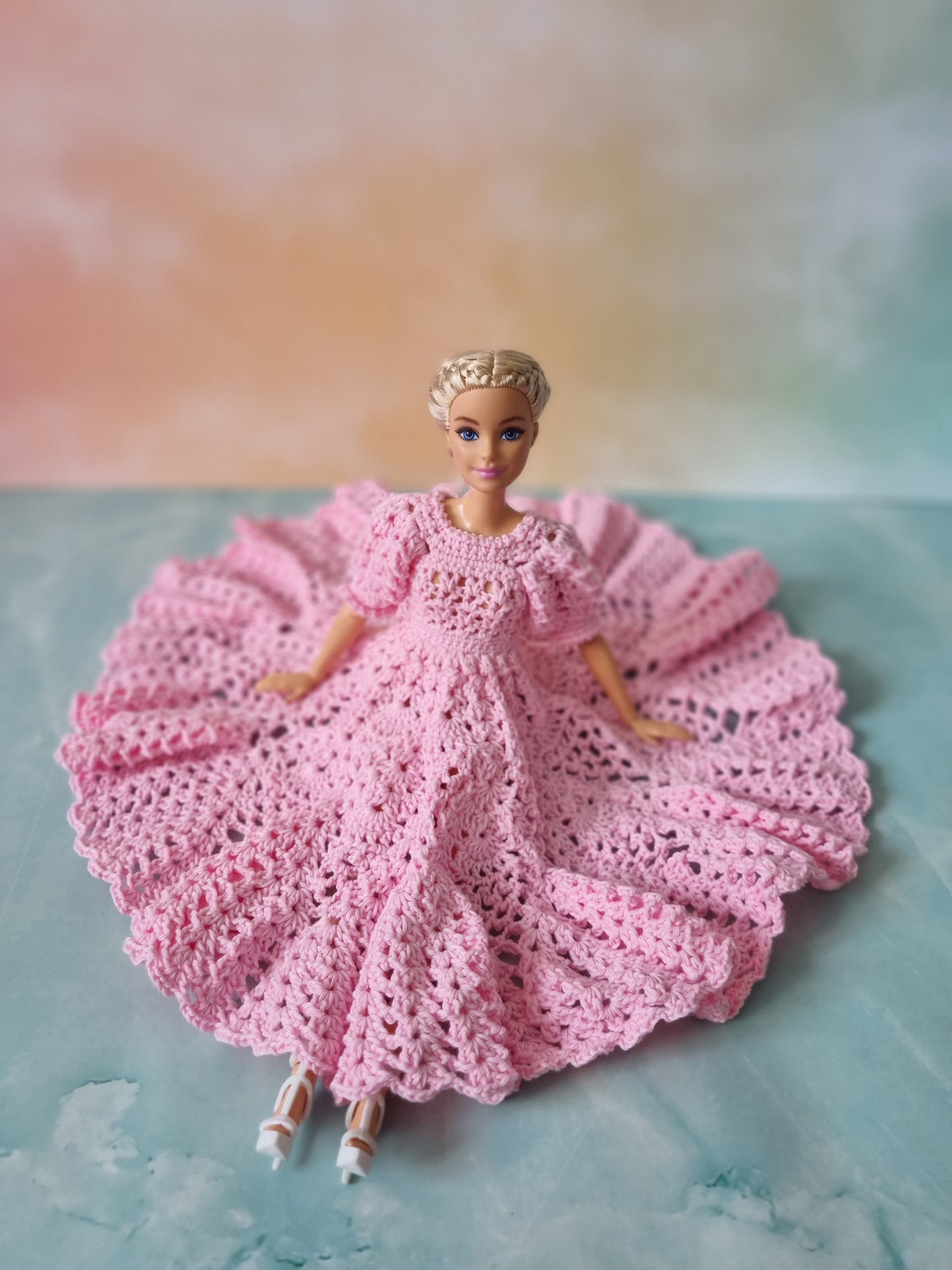 Crochet outfit for barbie doll, 11.5 inch doll