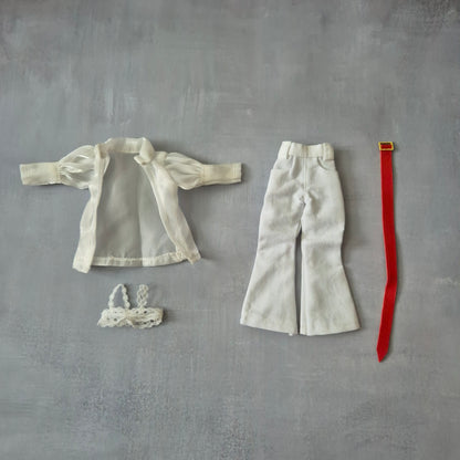 White clothes for barbie doll