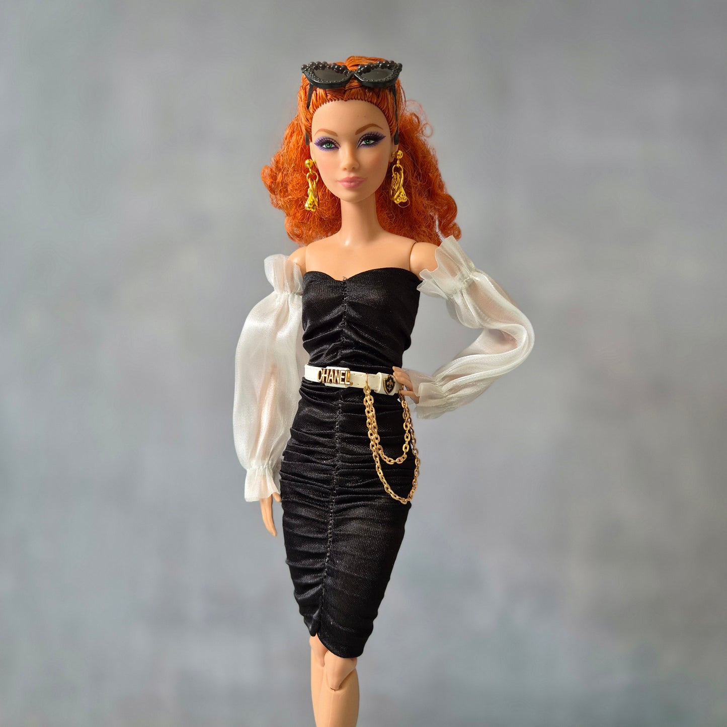 Black dress for Barbie