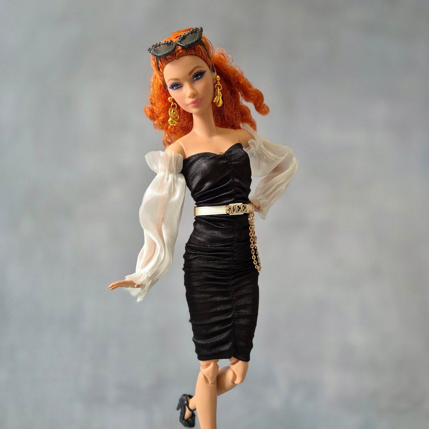 Black dress for Barbie