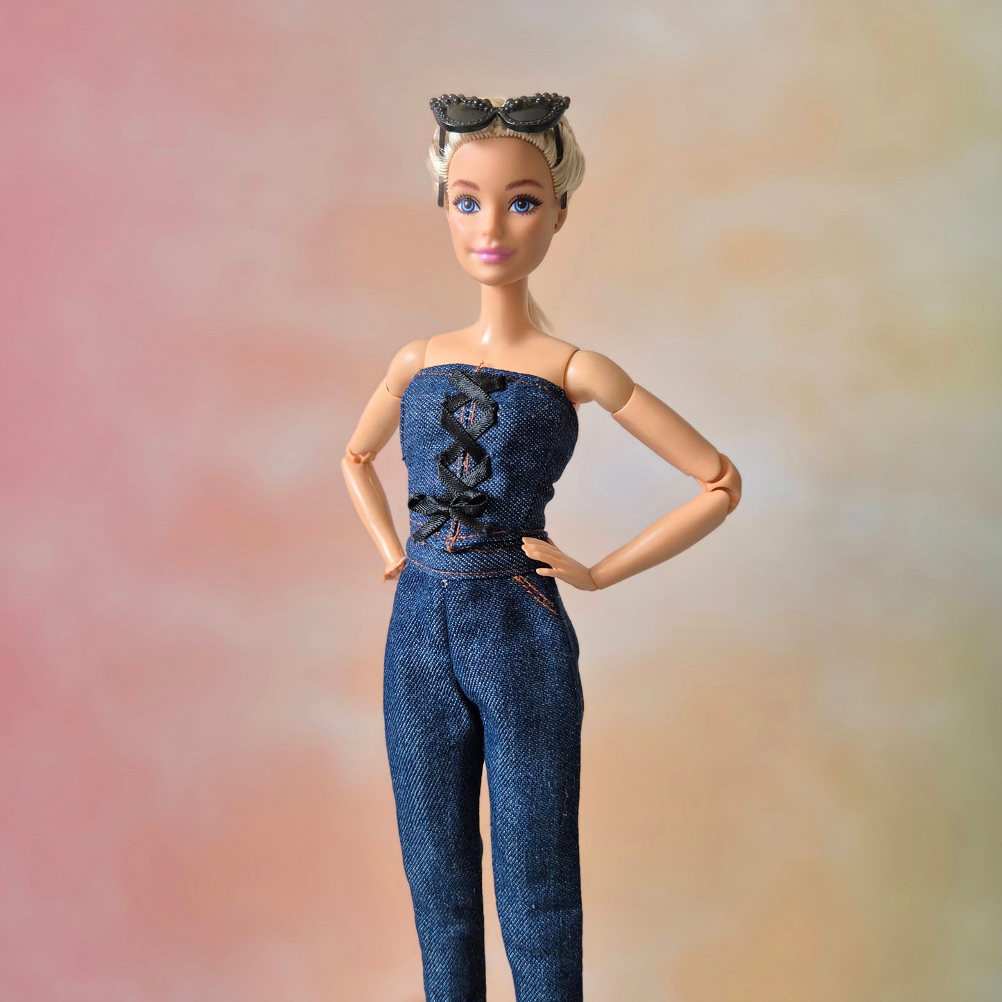 Set Top + Jean for Barbie doll