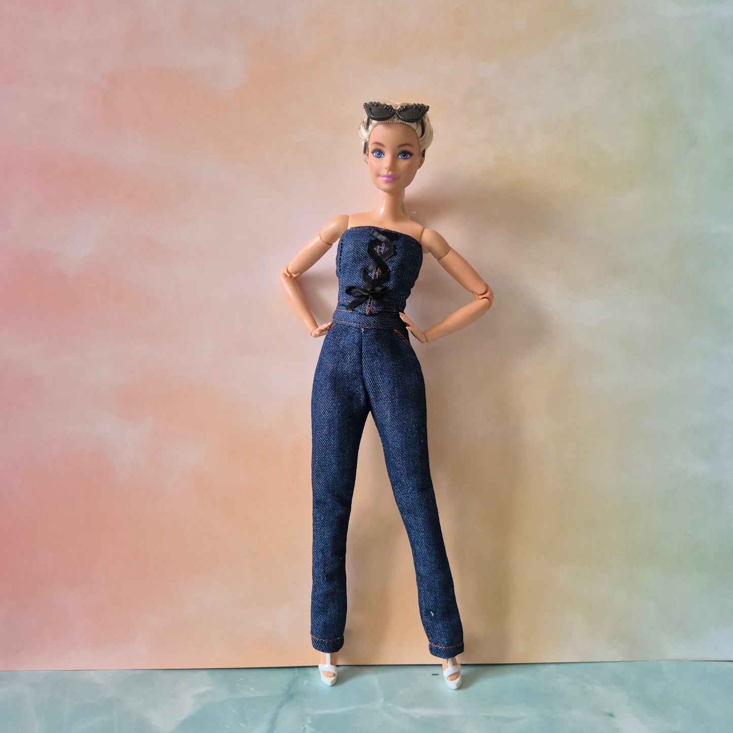 Set Top + Jean for Barbie doll