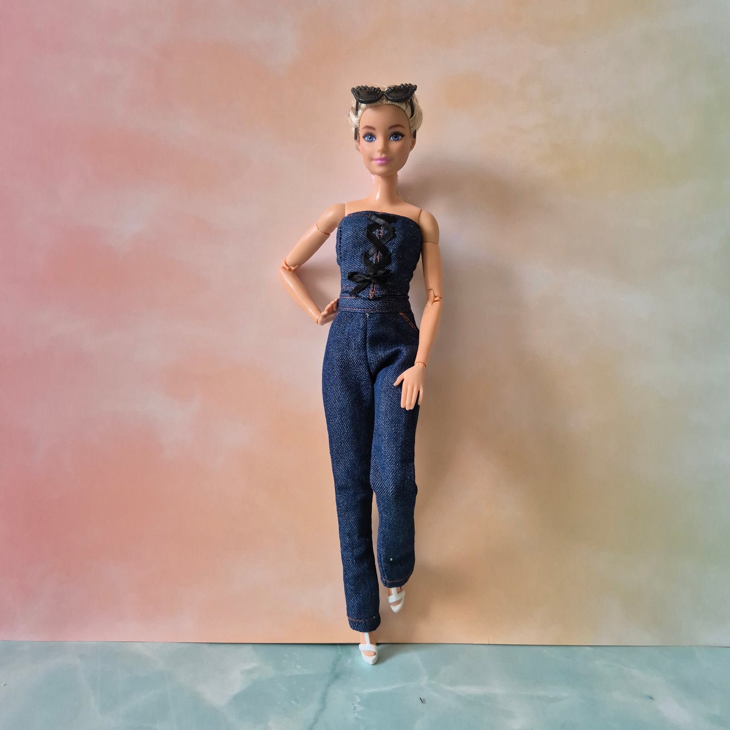 Set Top + Jean for Barbie doll