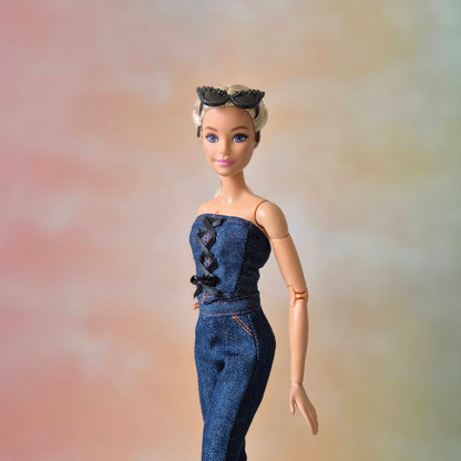 Set Top + Jean for Barbie doll