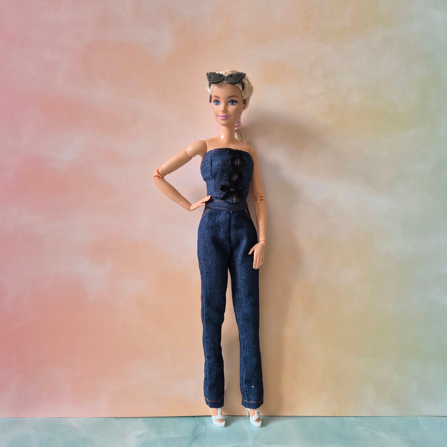 Set Top + Jean for Barbie doll