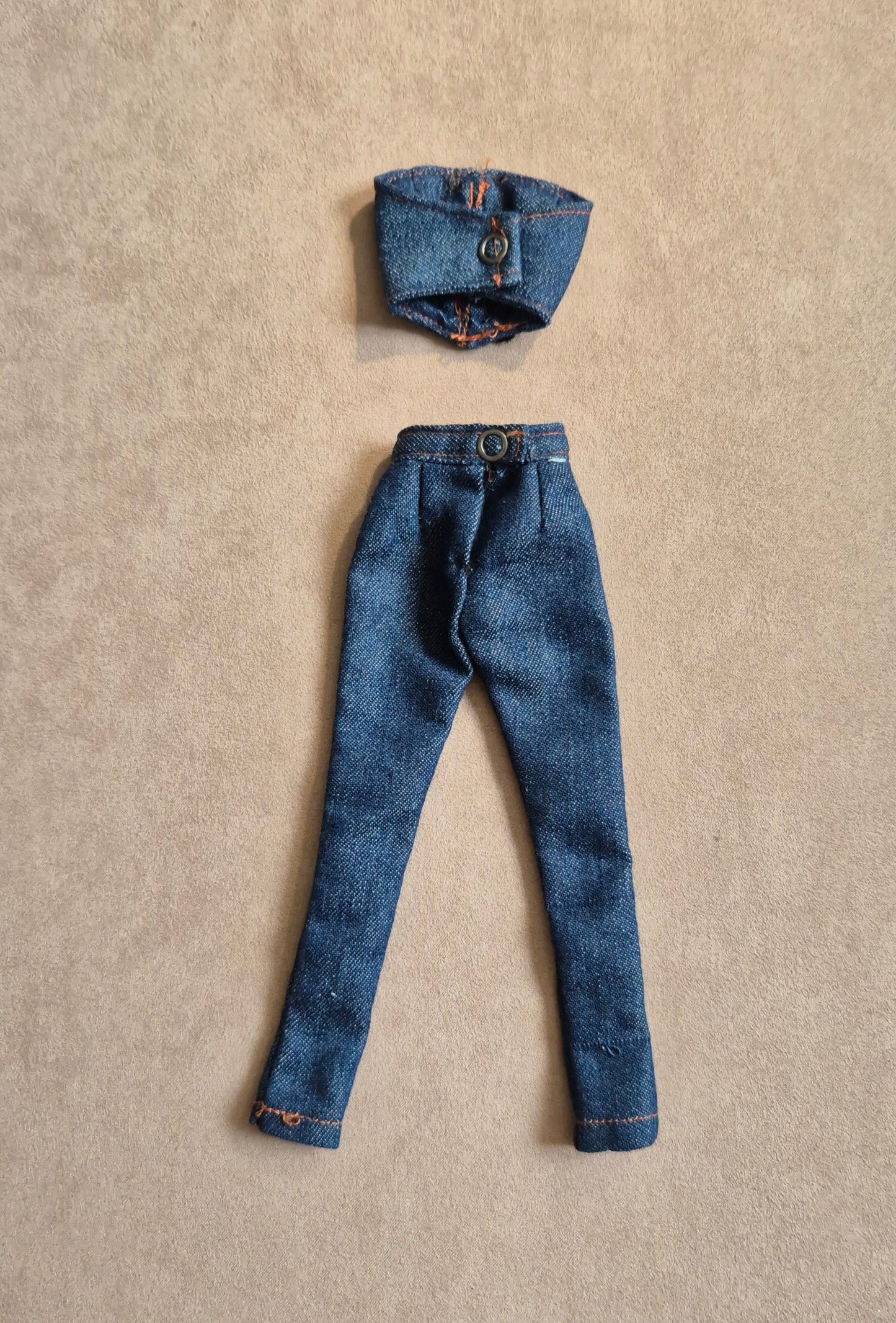 Set Top + Jean for Barbie doll