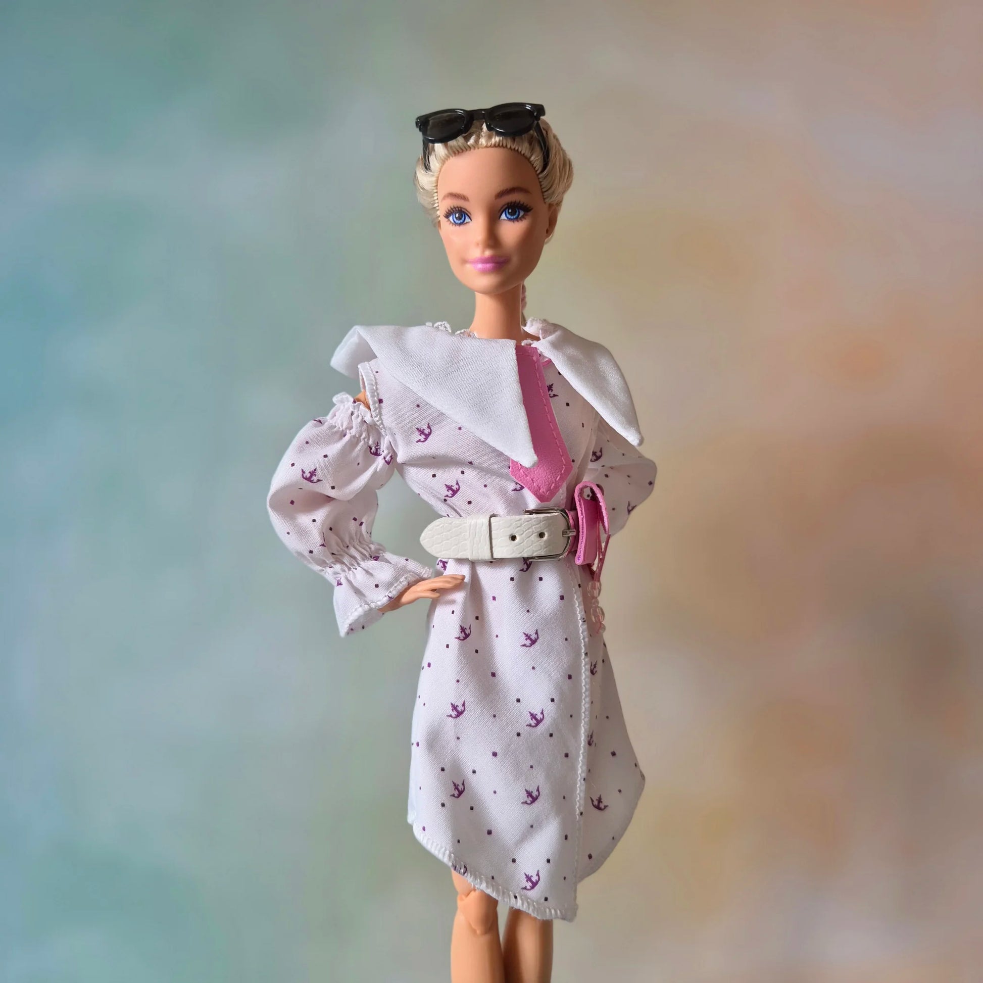 Dress and belt for Barbie, Curry Barbie doll