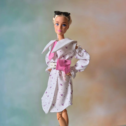 Dress and belt for Barbie, Curry Barbie doll