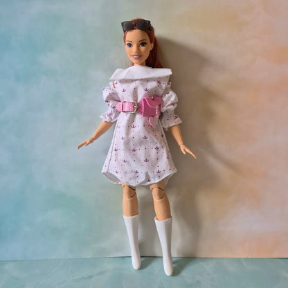 Dress and belt for Barbie, Curry Barbie doll