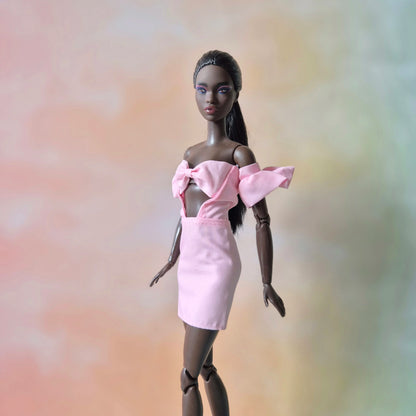 Pink dress for barbie