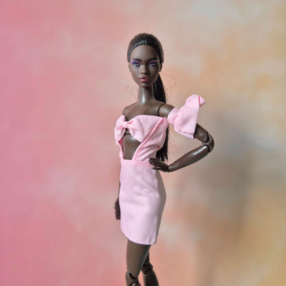 Pink dress for barbie