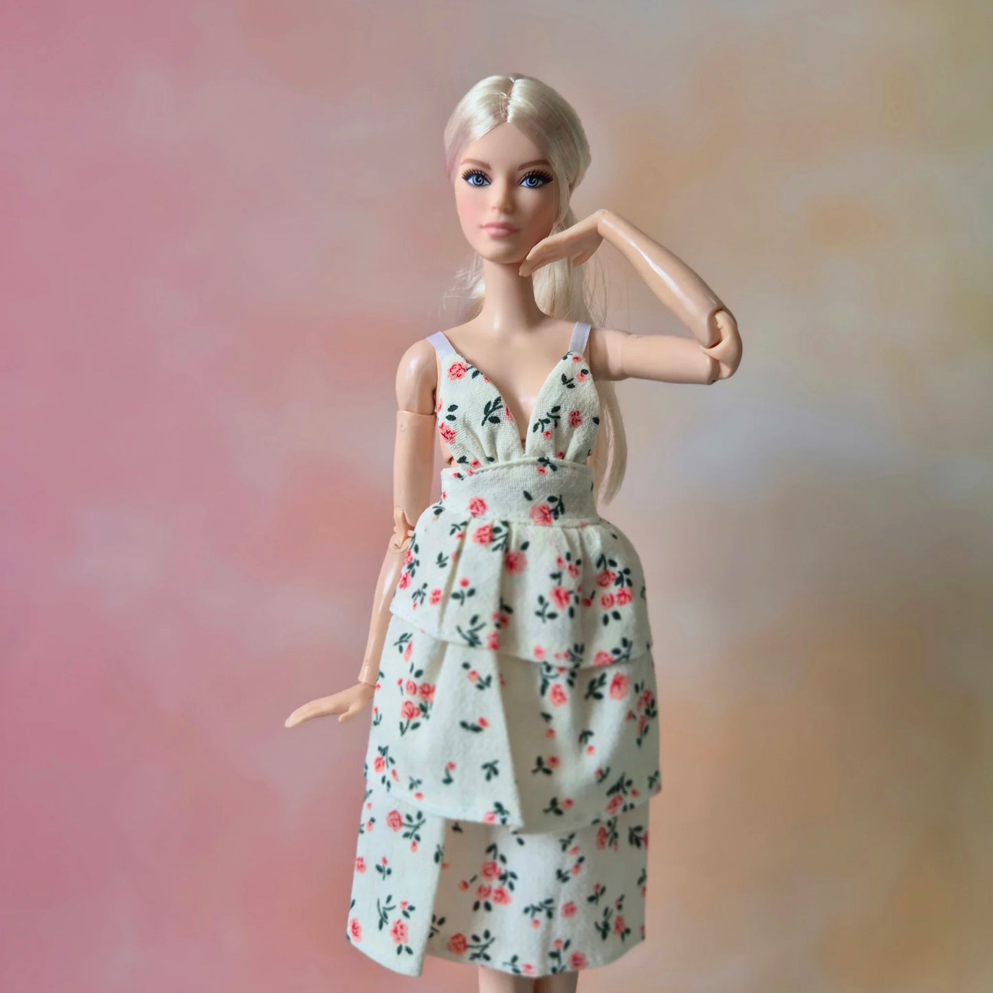 Midi sundress Collections for barbie , 11.5" doll clothes