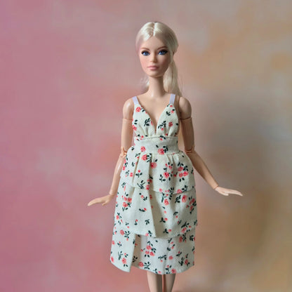 Midi sundress Collections for barbie , 11.5" doll clothes