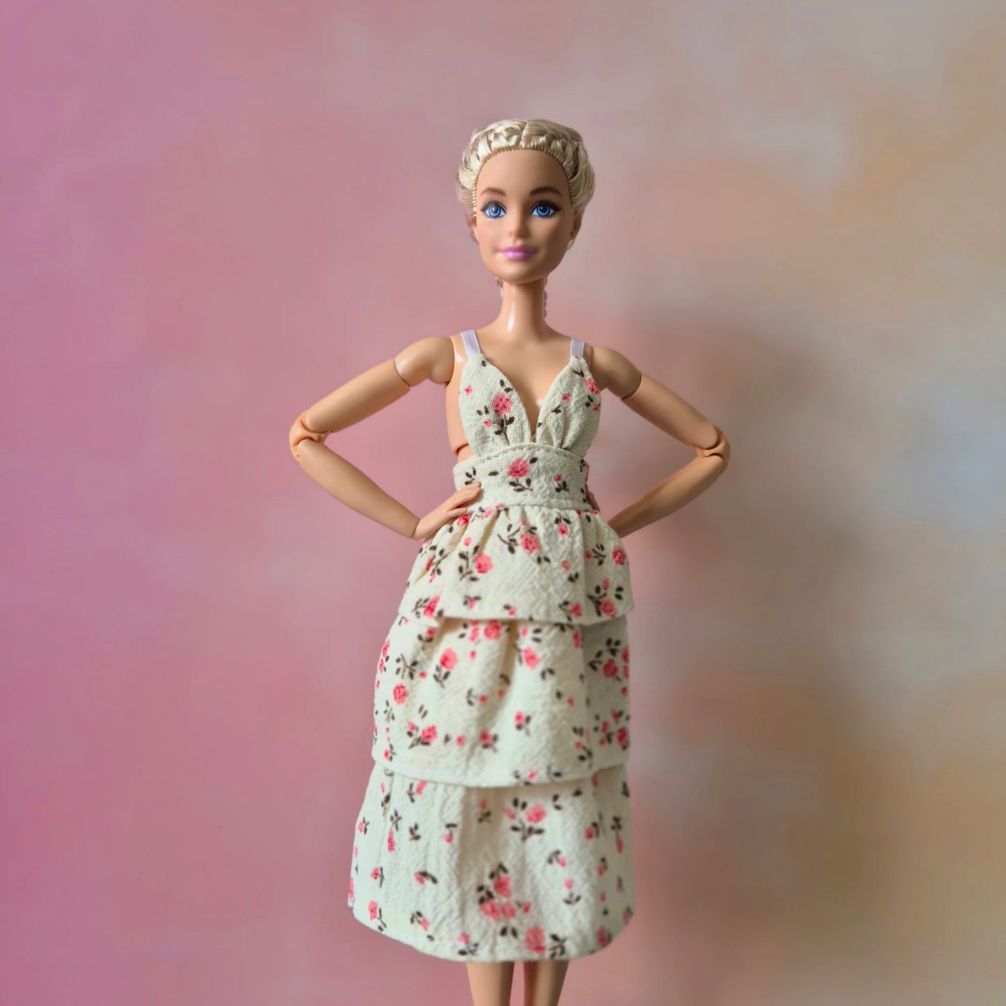 Midi sundress Collections for barbie , 11.5" doll clothes