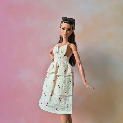 Midi sundress Collections for barbie , 11.5" doll clothes