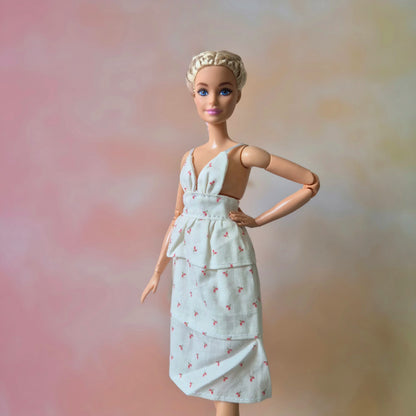 Midi sundress Collections for barbie , 11.5" doll clothes