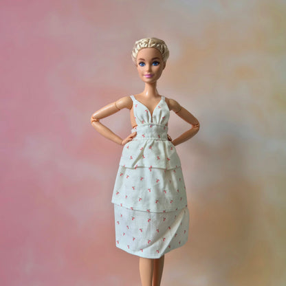 Midi sundress Collections for barbie , 11.5" doll clothes