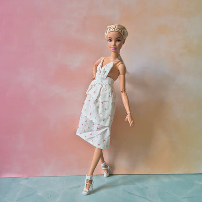 Midi sundress Collections for barbie , 11.5" doll clothes