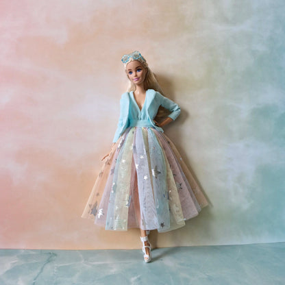 Princess dress and jacket for Barbie doll