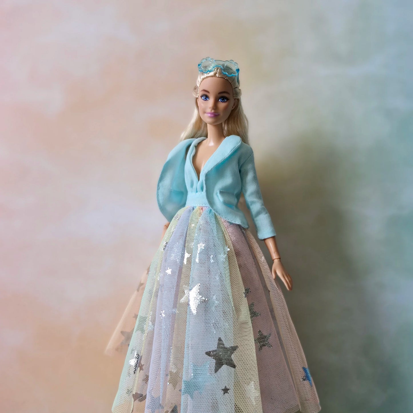Princess dress and jacket for Barbie doll