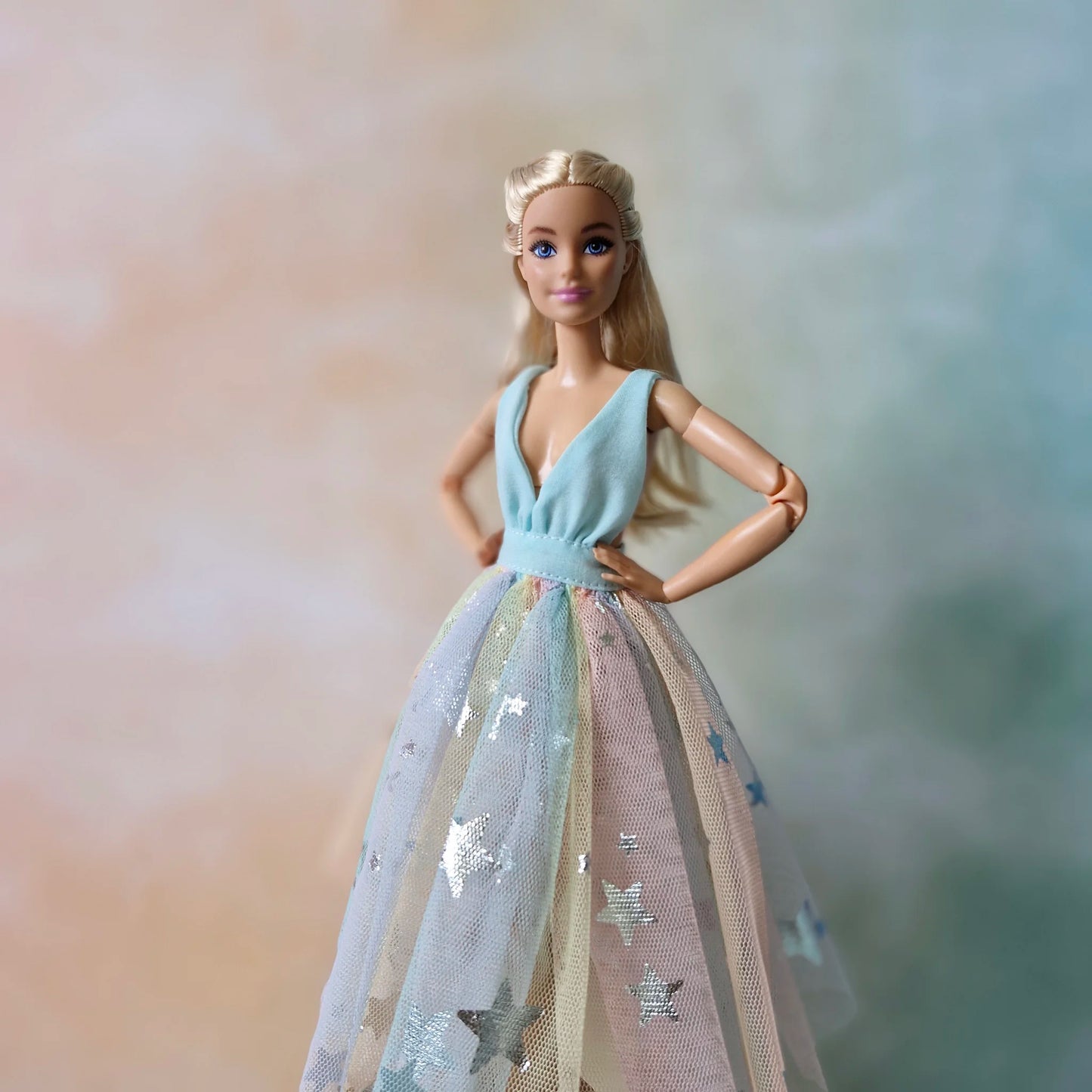Princess dress and jacket for Barbie doll