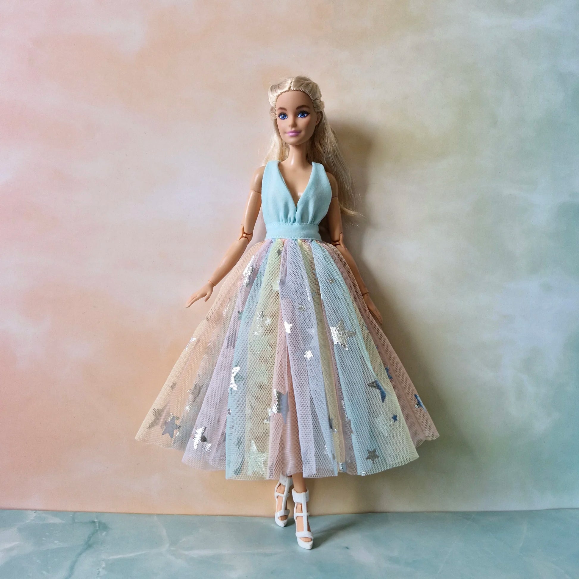 Princess dress for Barbie doll