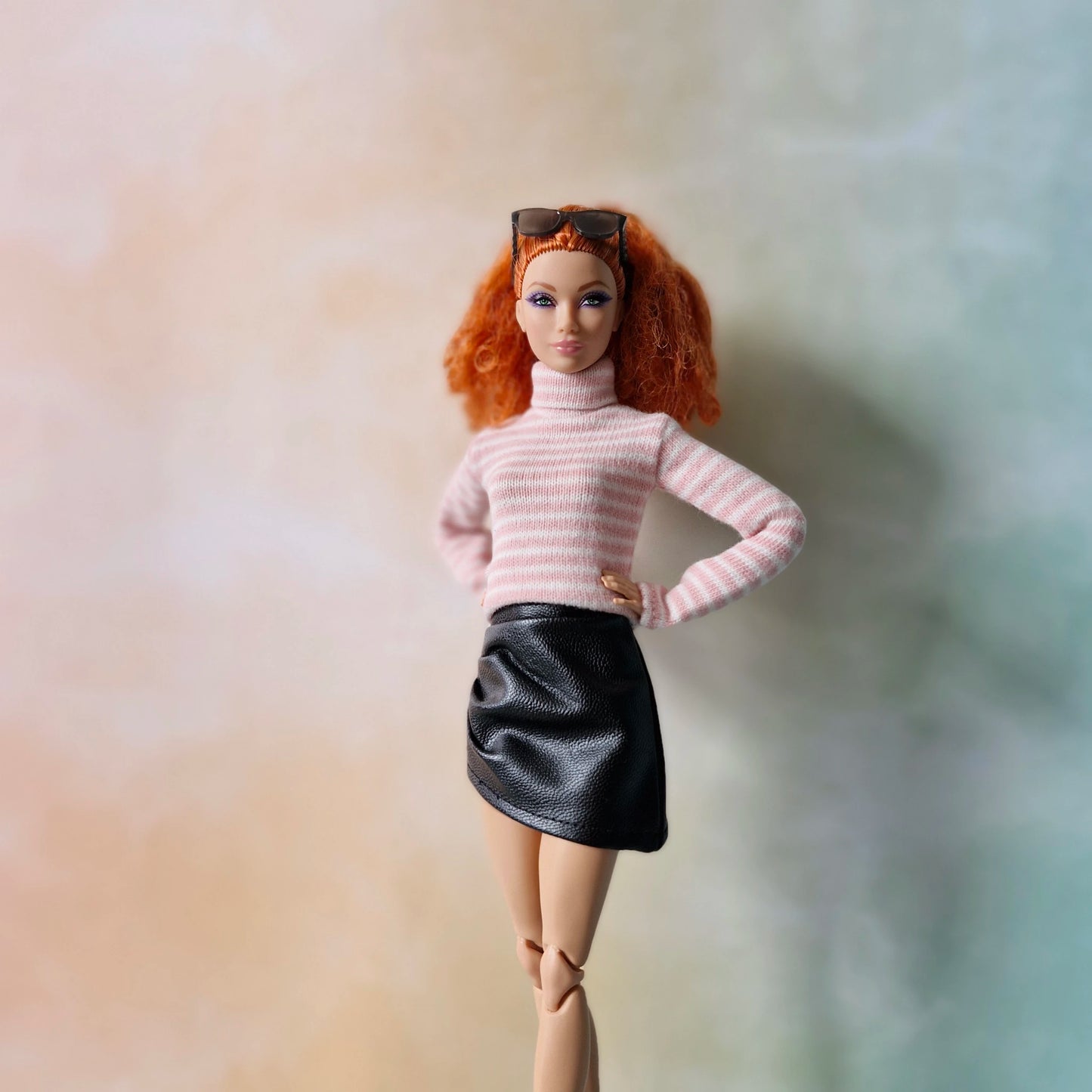 Barbie & Curvy Sweater Set with Mini Skirts