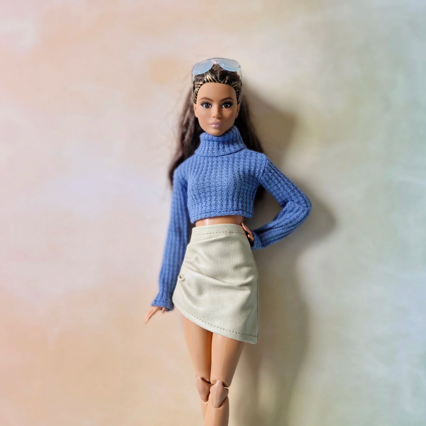 Barbie & Curvy Sweater Set with Mini Skirts