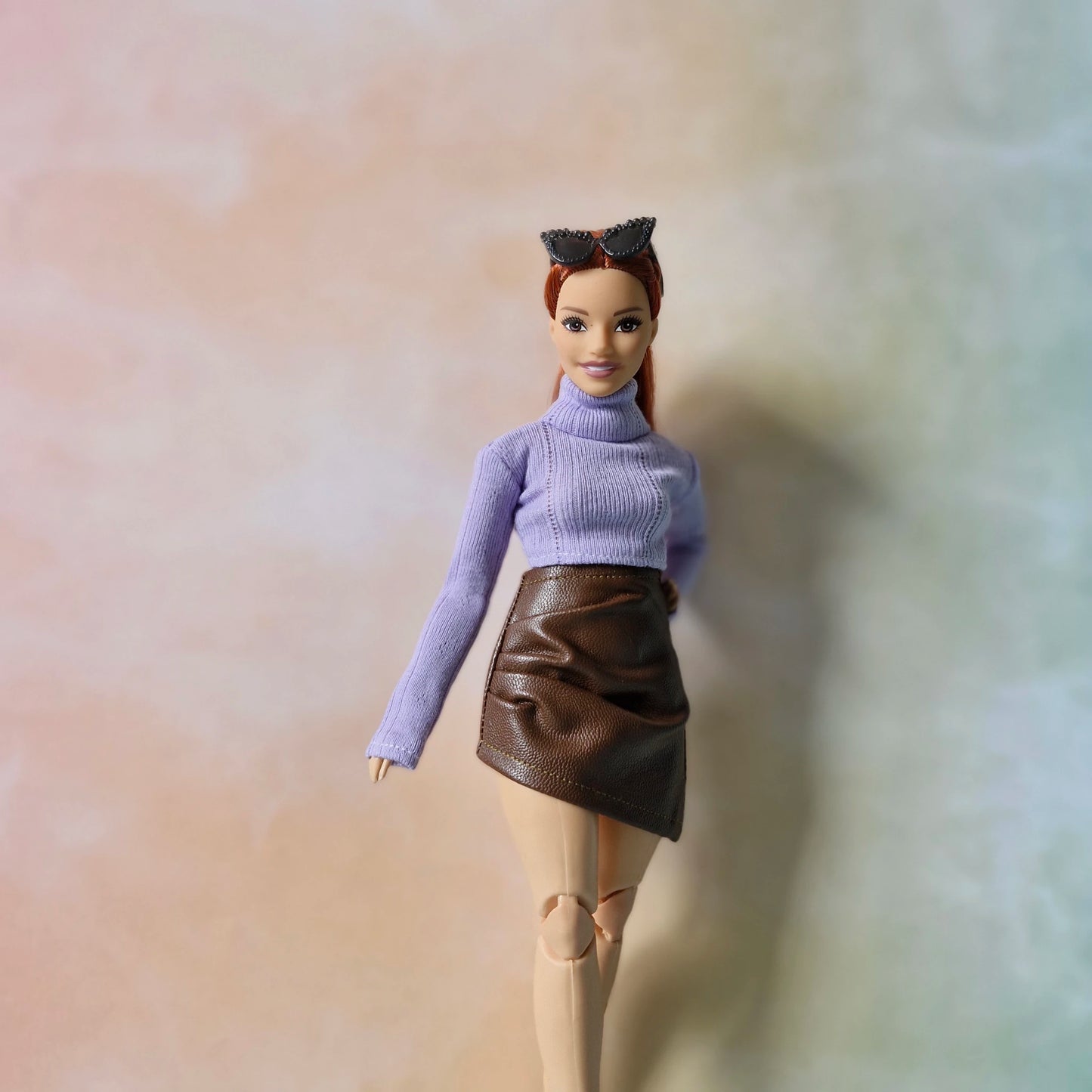 Barbie & Curvy Sweater Set with Mini Skirts
