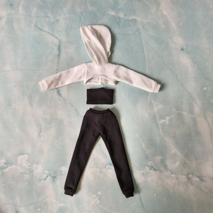 Barbie Streetwear Set: Hoodie & Joggers for Regular & Curvy Dolls