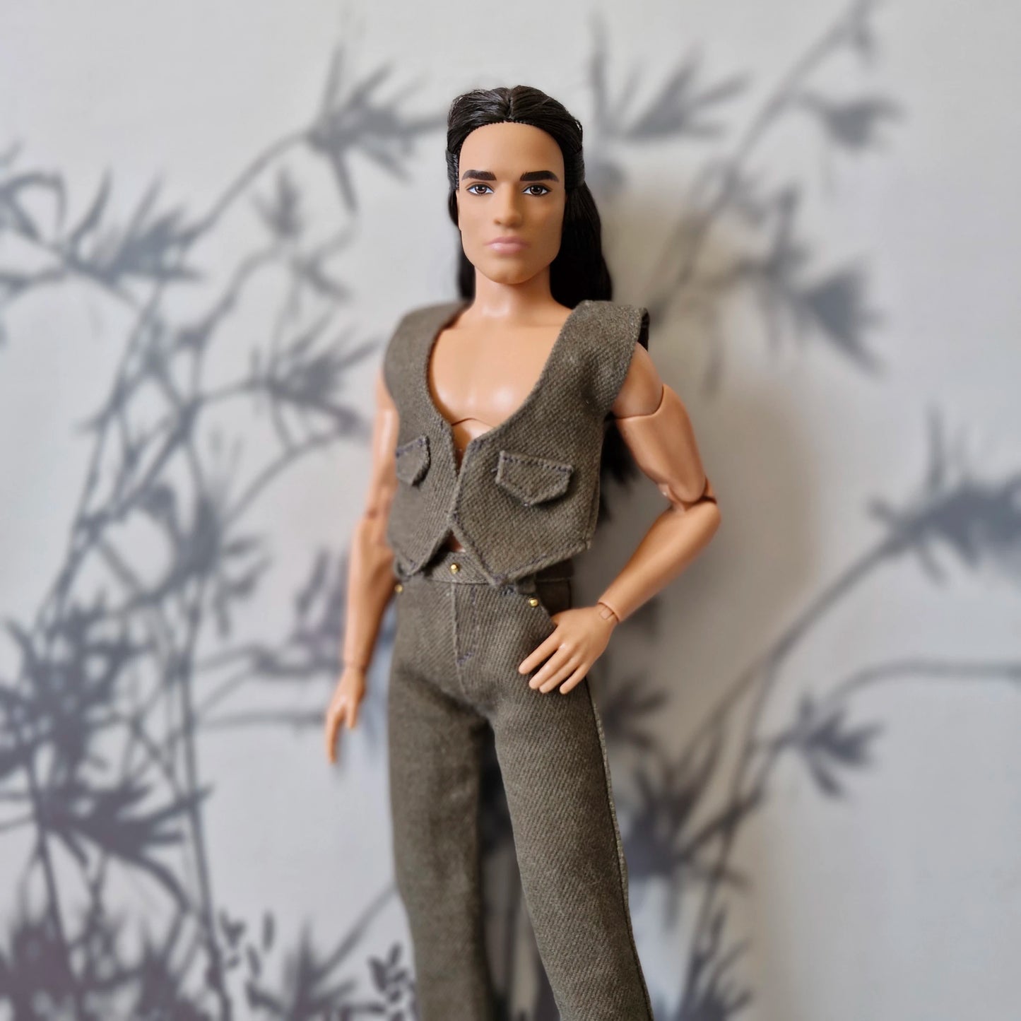 2-Piece Utility Vest & Pants Set for Ken Doll