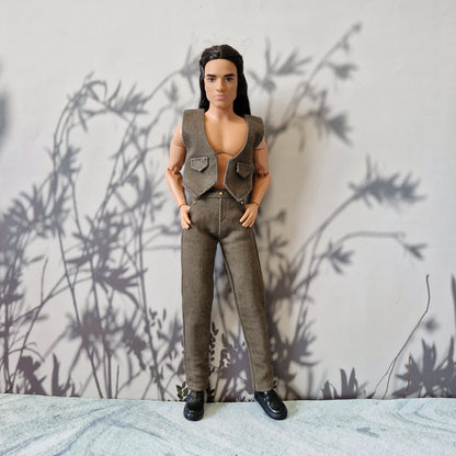 2-Piece Utility Vest & Pants Set for Ken Doll