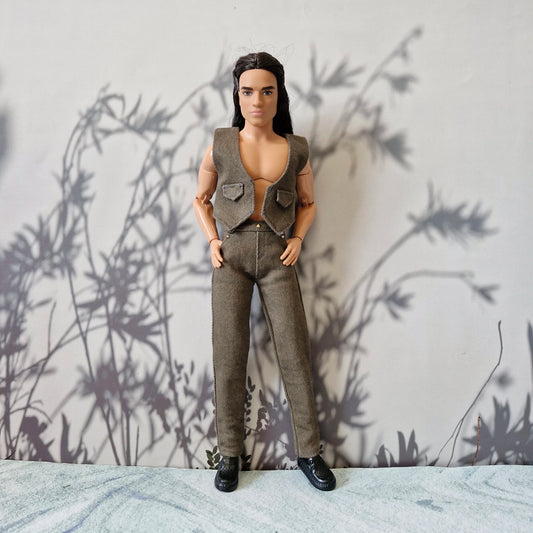 2-Piece Utility Vest & Pants Set for Ken Doll