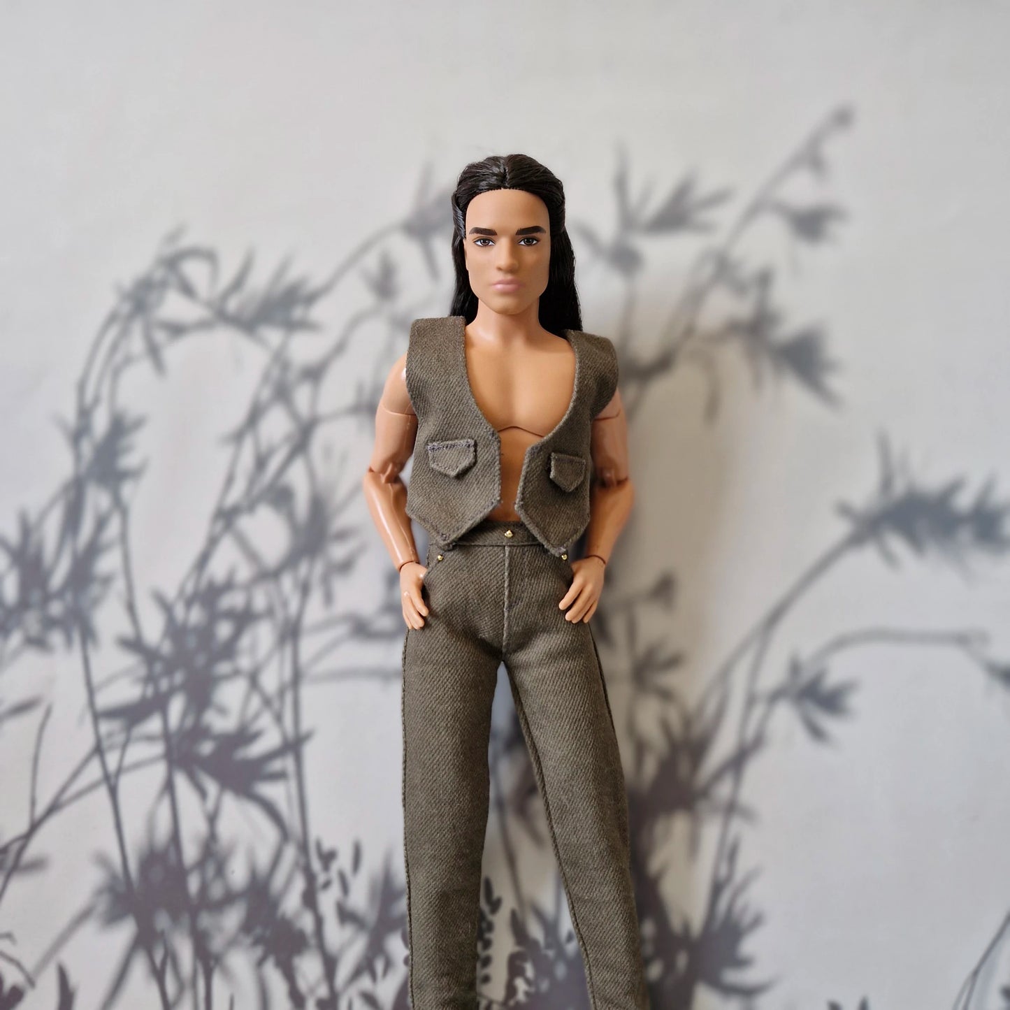 2-Piece Utility Vest & Pants Set for Ken Doll