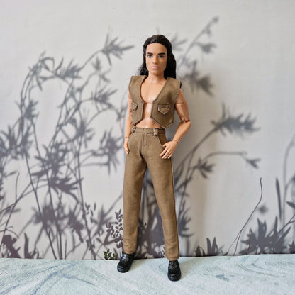 2-Piece Utility Vest & Pants Set for Ken Doll