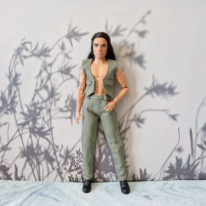 2-Piece Utility Vest & Pants Set for Ken Doll