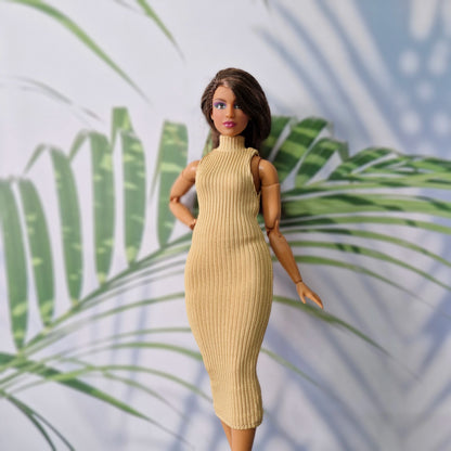 Classic Hoodless Casual Dress for Curvy Barbie
