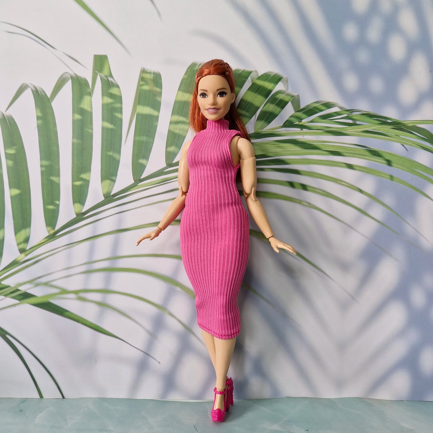 Classic Hoodless Casual Dress for Curvy Barbie