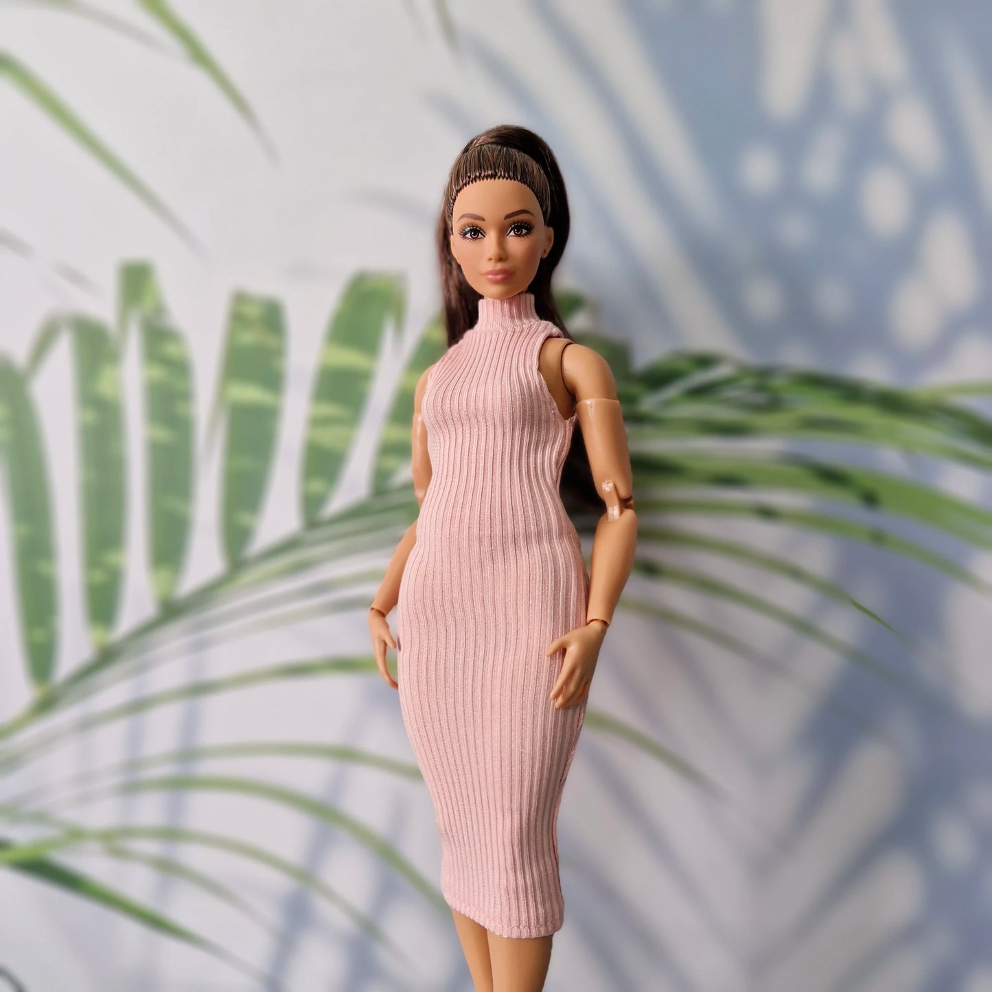 Classic Hoodless Casual Dress for Curvy Barbie