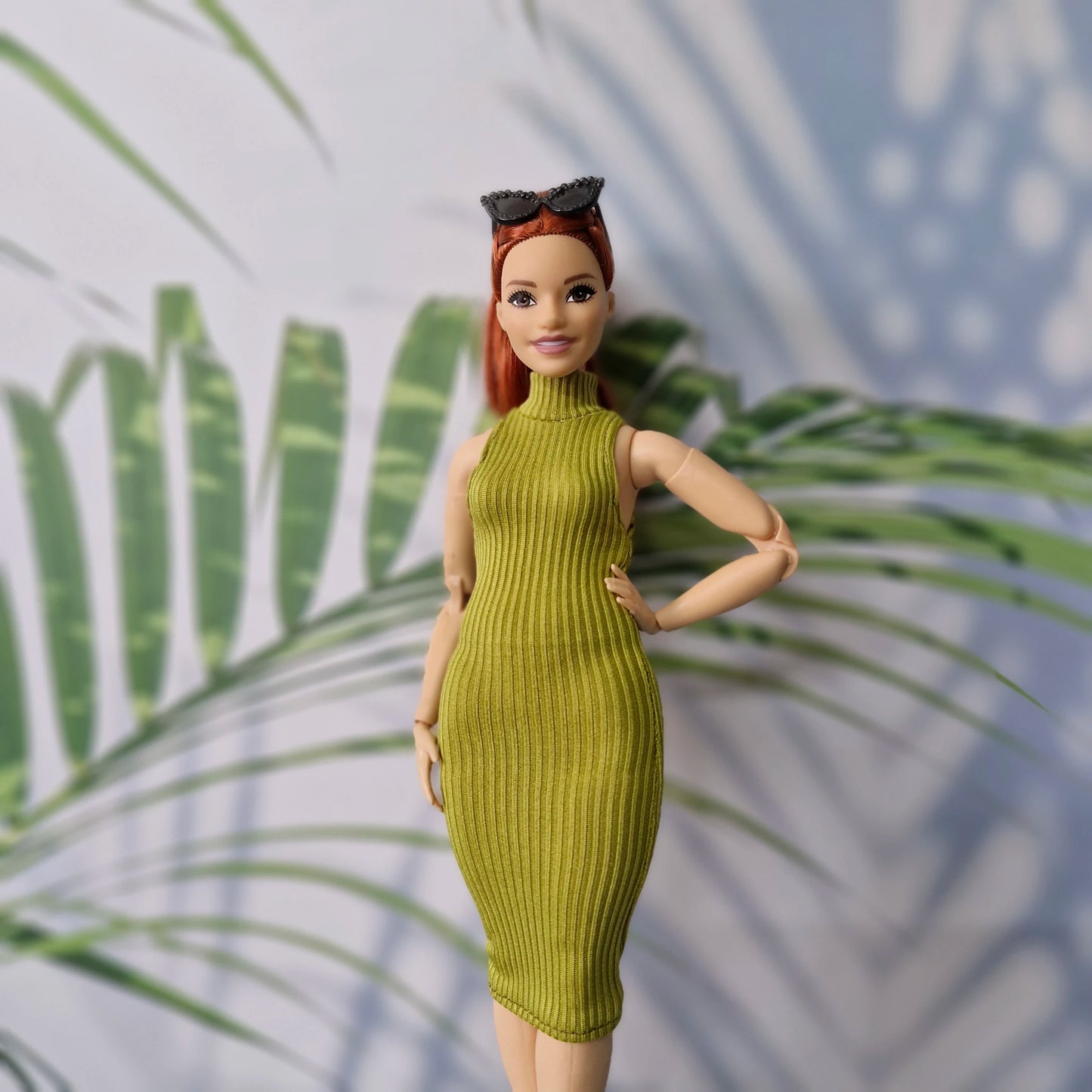 Classic Hoodless Casual Dress for Curvy Barbie