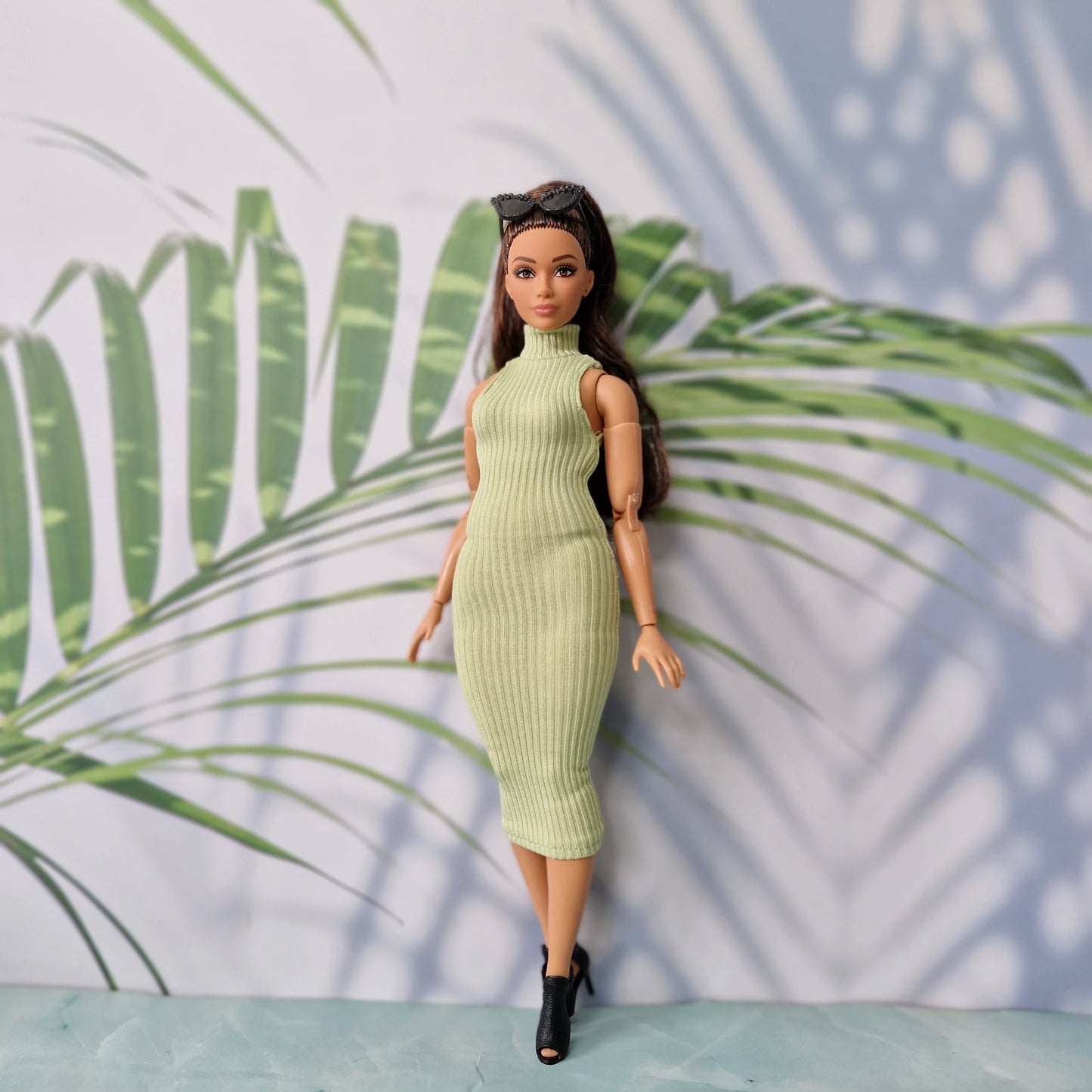Classic Hoodless Casual Dress for Curvy Barbie