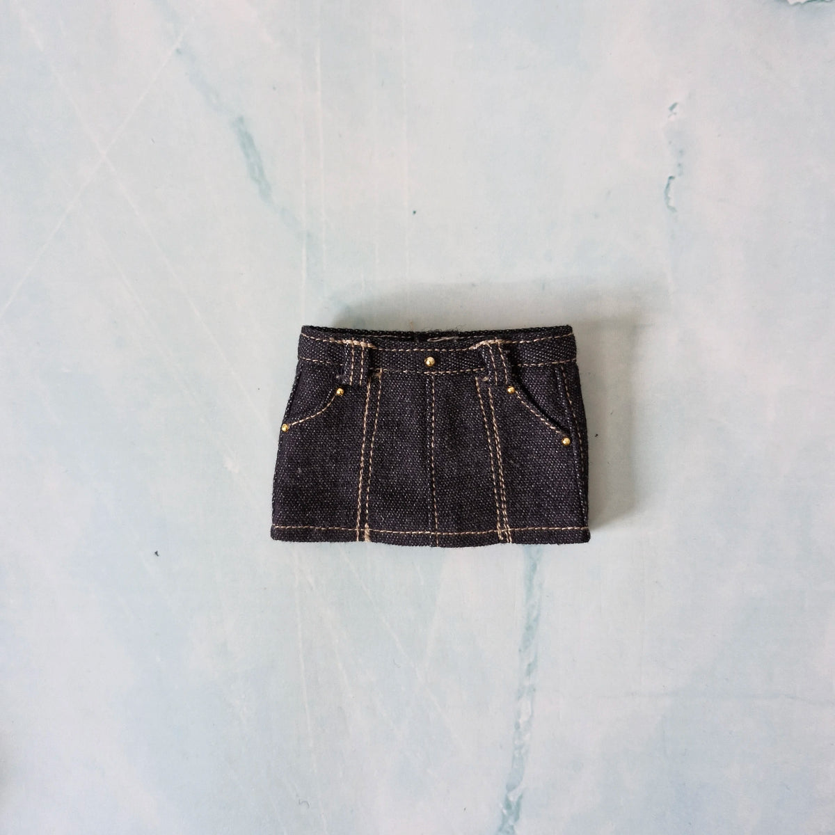 3-Piece Denim Jacket & Skirt Set for Curvy Barbie
