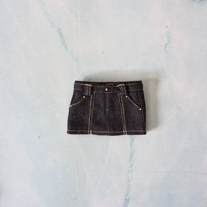 3-Piece Denim Jacket & Skirt Set for Curvy Barbie