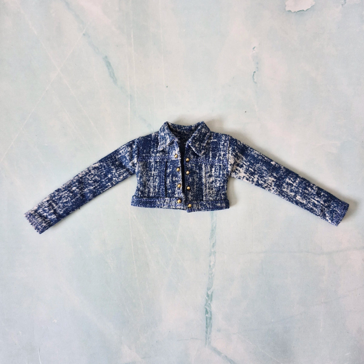3-Piece Denim Jacket & Skirt Set for Curvy Barbie