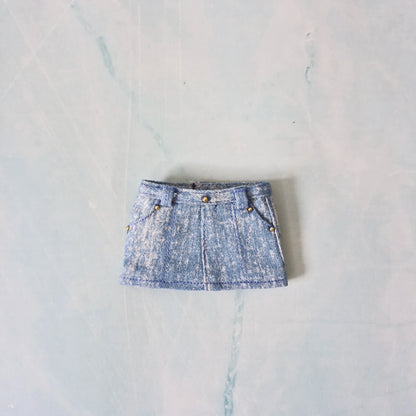 3-Piece Denim Jacket & Skirt Set for Curvy Barbie