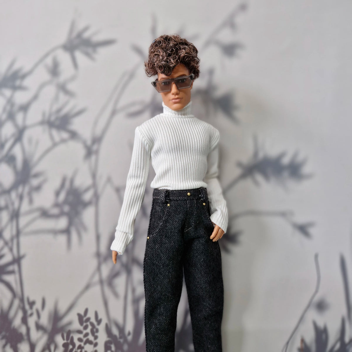 Handmade Denim Vest, Jeans & Top for Ken