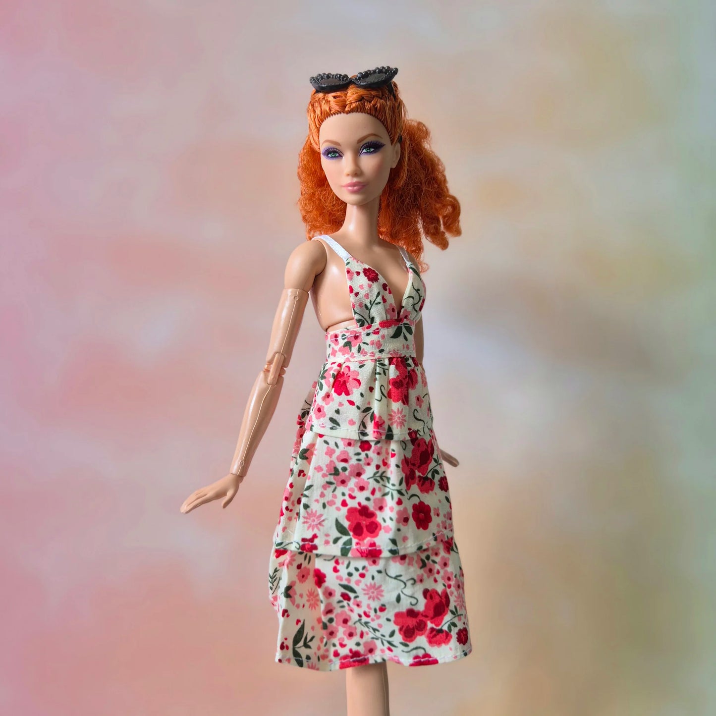 Midi sundress Collections for barbie , 11.5" doll clothes