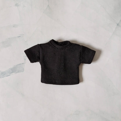 Black t-shirt for Barbie doll – handmade doll clothes