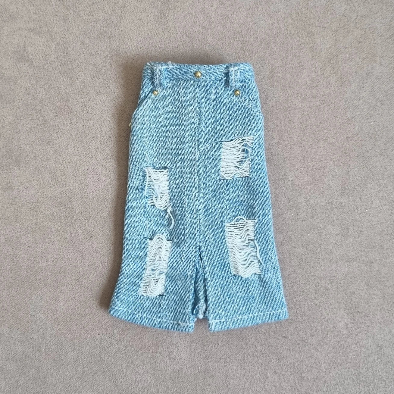 Jean skirt for Barbie doll